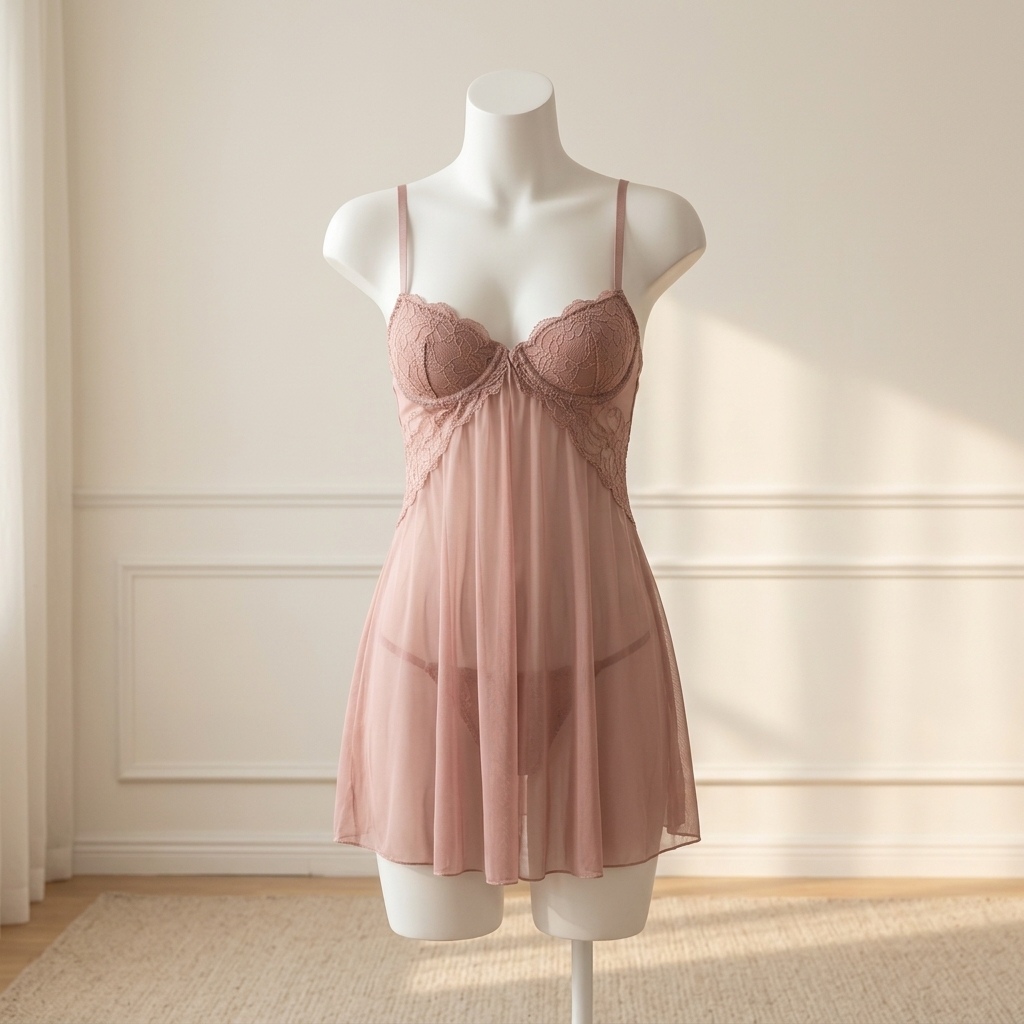 Women Lace Babydoll Lingerie S - Babydoll Chemise Night recension och pris