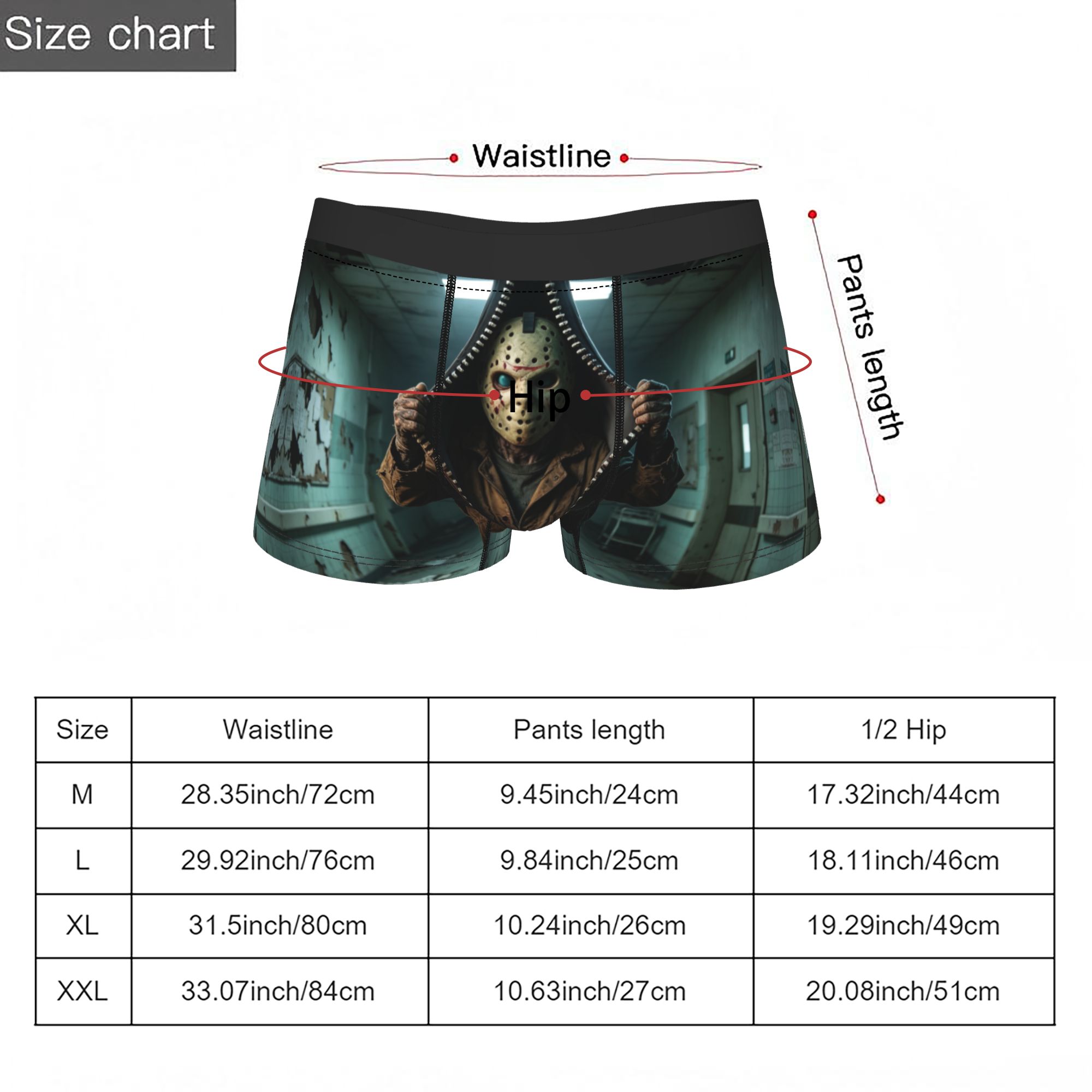 Funny and scary cartoon charac - Boyshort Underwear recension och pris